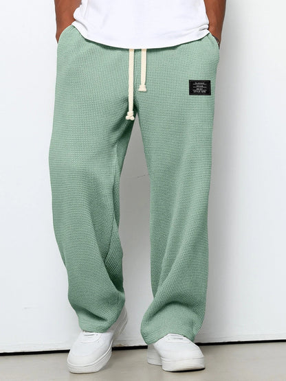 Lorenzo | Pantalones anchos con trama de panal