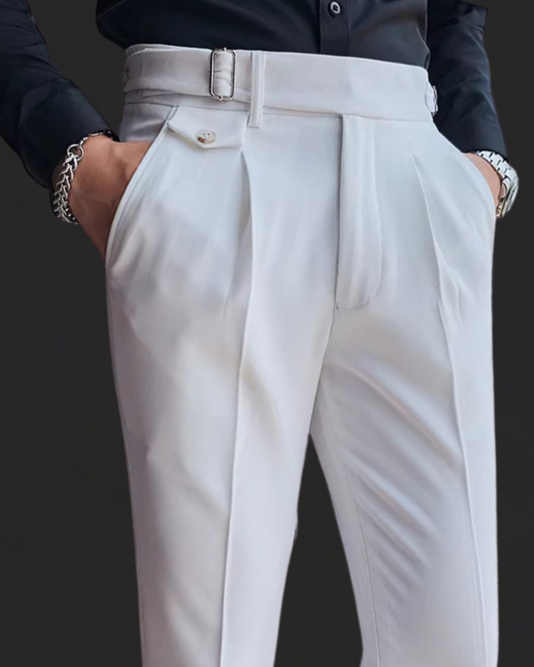 Marcello – Pantalones plisados