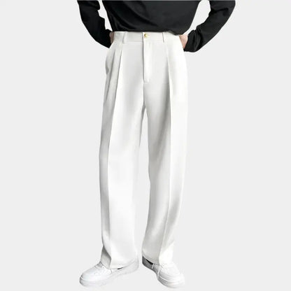Emil – Pantalones anchos para hombre con pliegues
