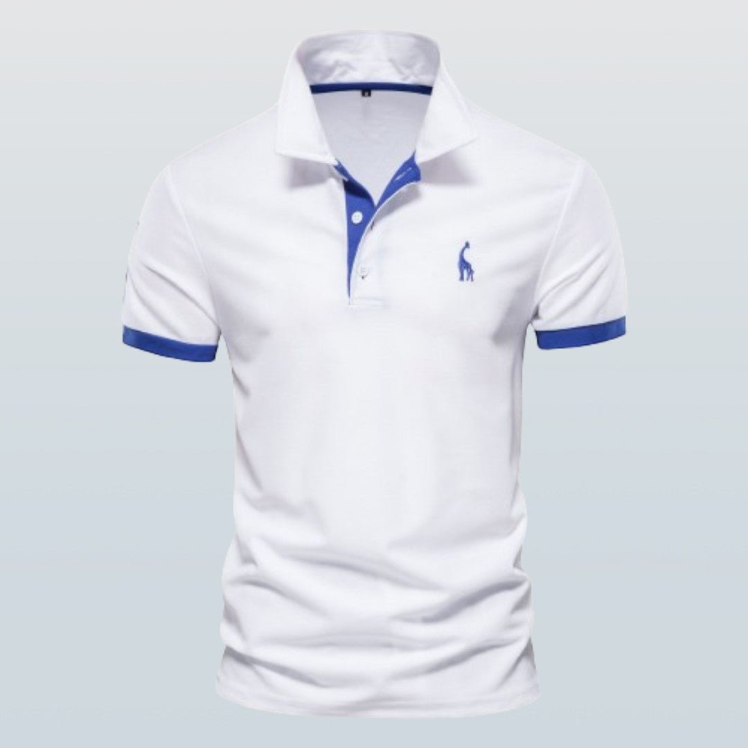 Marl - Polo elegante de manga corta para hombres