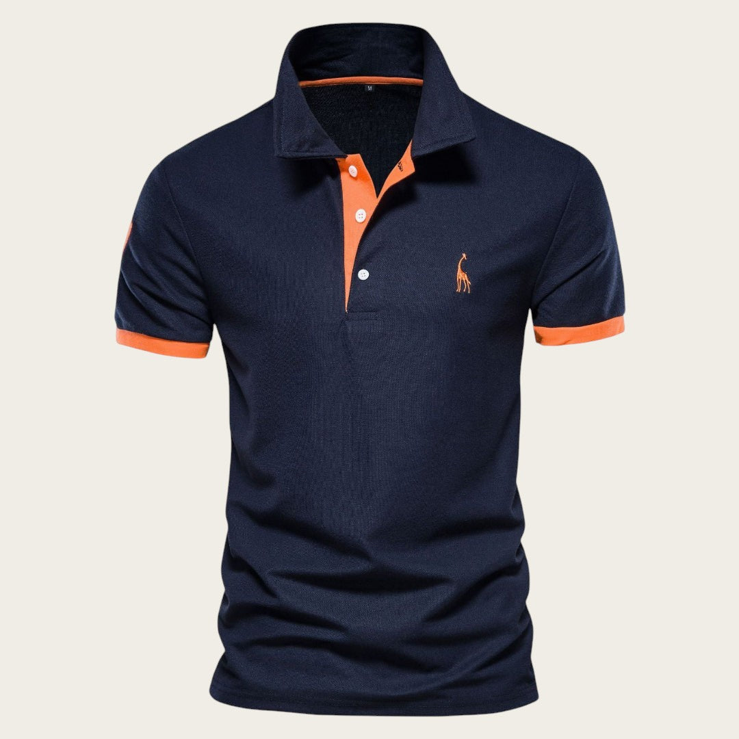 Marl - Polo elegante de manga corta para hombres