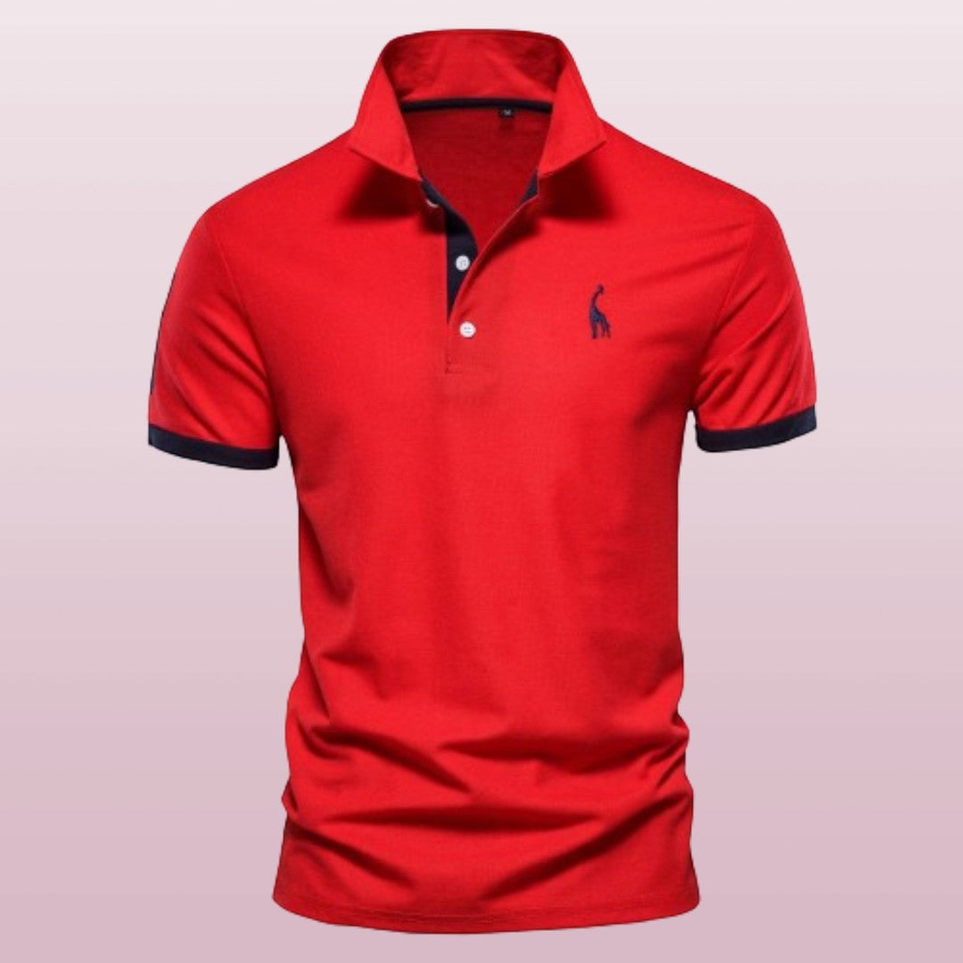 Marl - Polo elegante de manga corta para hombres
