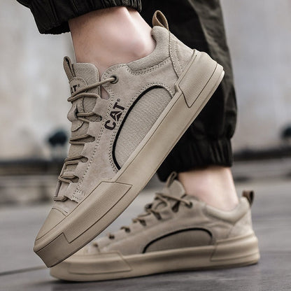 UrbanEdge - Zapatillas de Cuero Vegano Premium