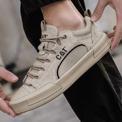 UrbanEdge - Zapatillas de Cuero Vegano Premium