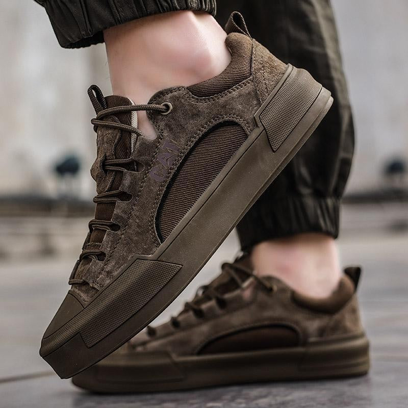 UrbanEdge - Zapatillas de Cuero Vegano Premium