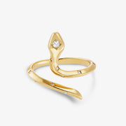 Anillo Naja Blanco