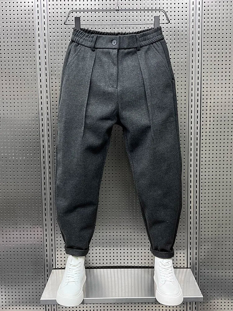 Tomas - Pantalones elegantes con efecto melange