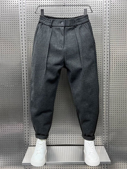Tomas - Pantalones elegantes con efecto melange