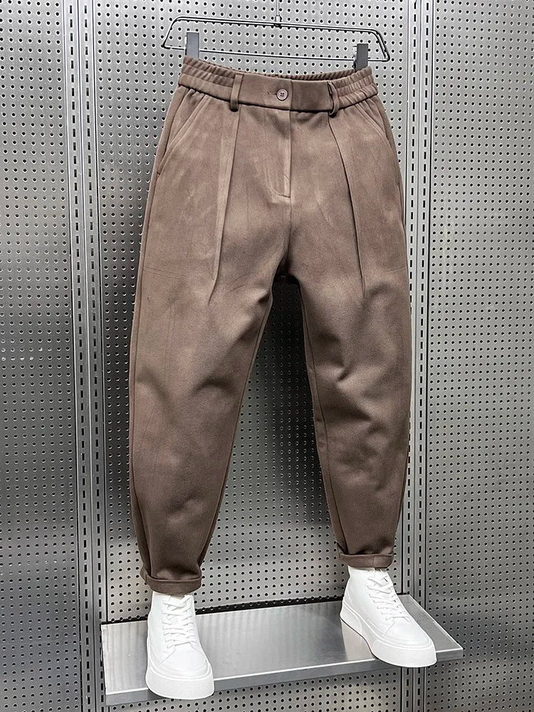 Tomas - Pantalones elegantes con efecto melange