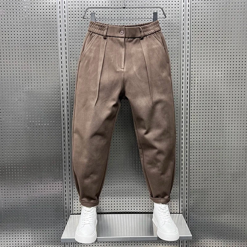 Tomas - Pantalones elegantes con efecto melange