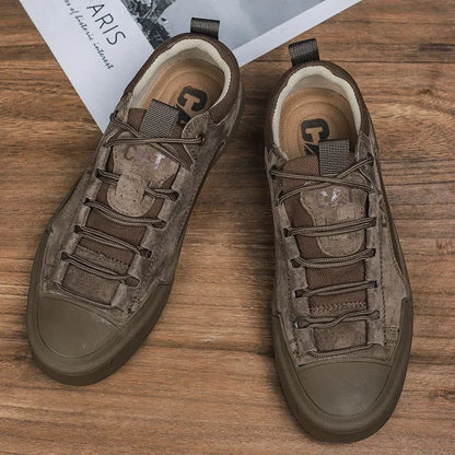 UrbanEdge - Zapatillas de Cuero Vegano Premium
