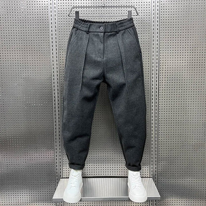 Tomas - Pantalones elegantes con efecto melange