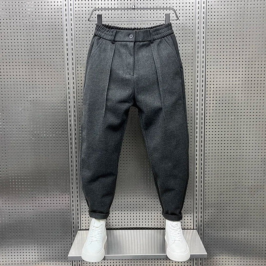 Tomas - Pantalones elegantes con efecto melange