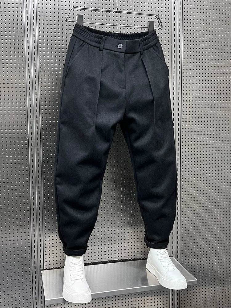 Tomas - Pantalones elegantes con efecto melange