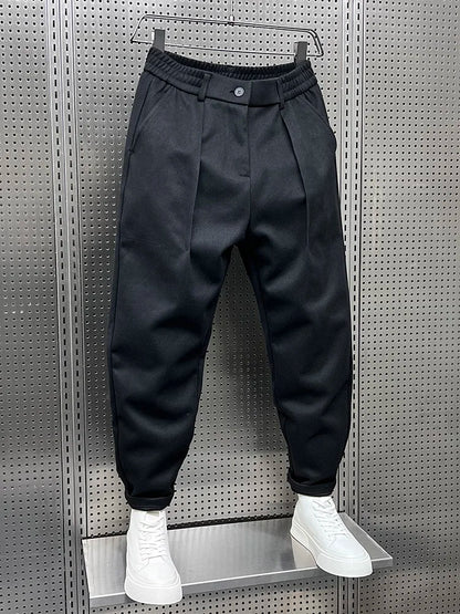 Tomas - Pantalones elegantes con efecto melange