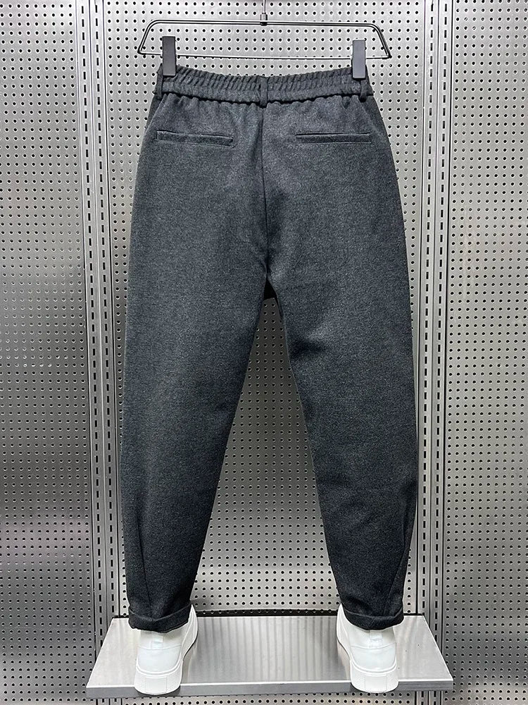 Tomas - Pantalones elegantes con efecto melange