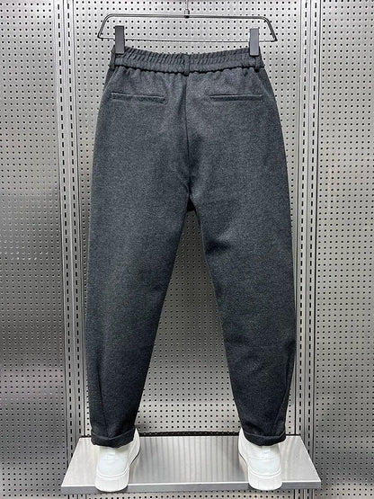 Tomas - Pantalones elegantes con efecto melange