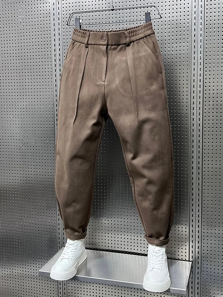 Tomas - Pantalones elegantes con efecto melange