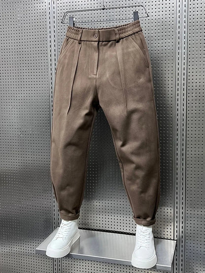 Tomas - Pantalones elegantes con efecto melange