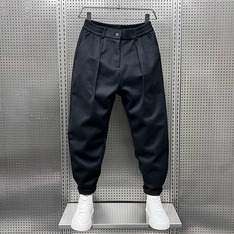 Tomas - Pantalones elegantes con efecto melange