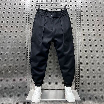 Tomas - Pantalones elegantes con efecto melange
