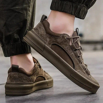 UrbanEdge - Zapatillas de Cuero Vegano Premium