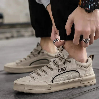 UrbanEdge - Zapatillas de Cuero Vegano Premium