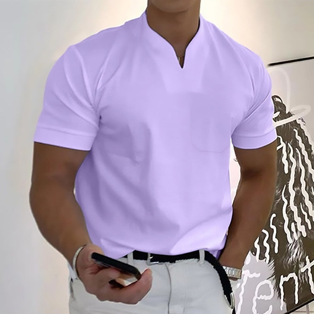 Jason - Camiseta fitness de manga corta para hombre