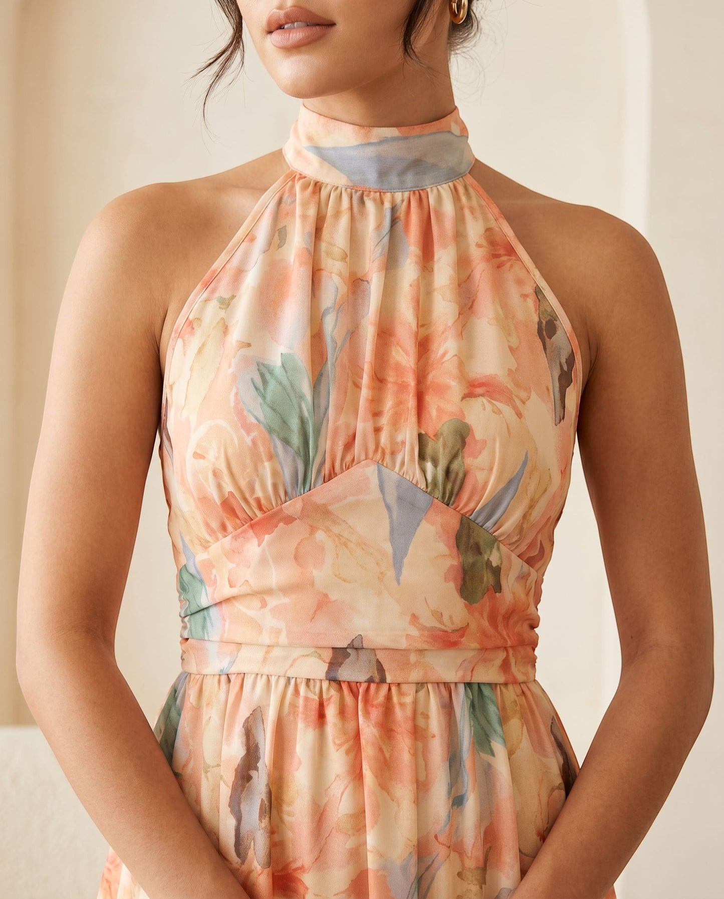 Tous | Vestido Brillo Melocotón