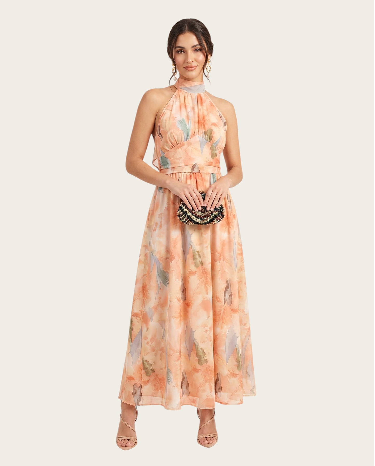 Tous | Vestido Brillo Melocotón