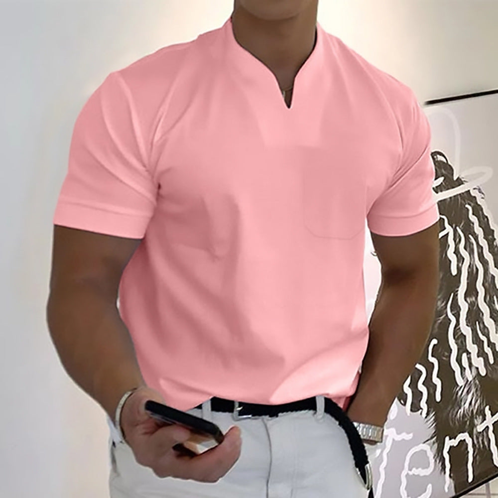 Jason - Camiseta fitness de manga corta para hombre