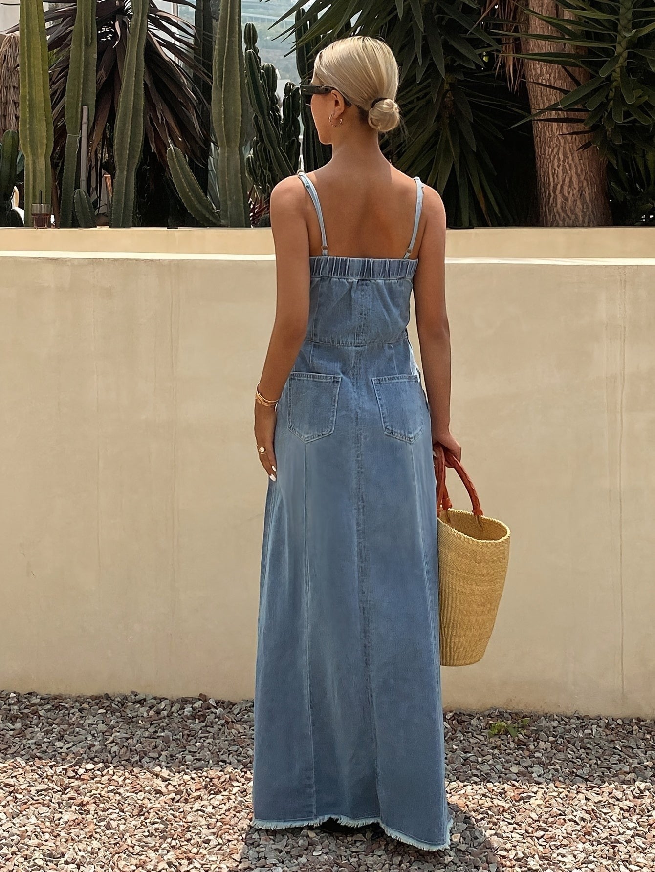 Valentina | Vestido Maxi Vaquero Vintage