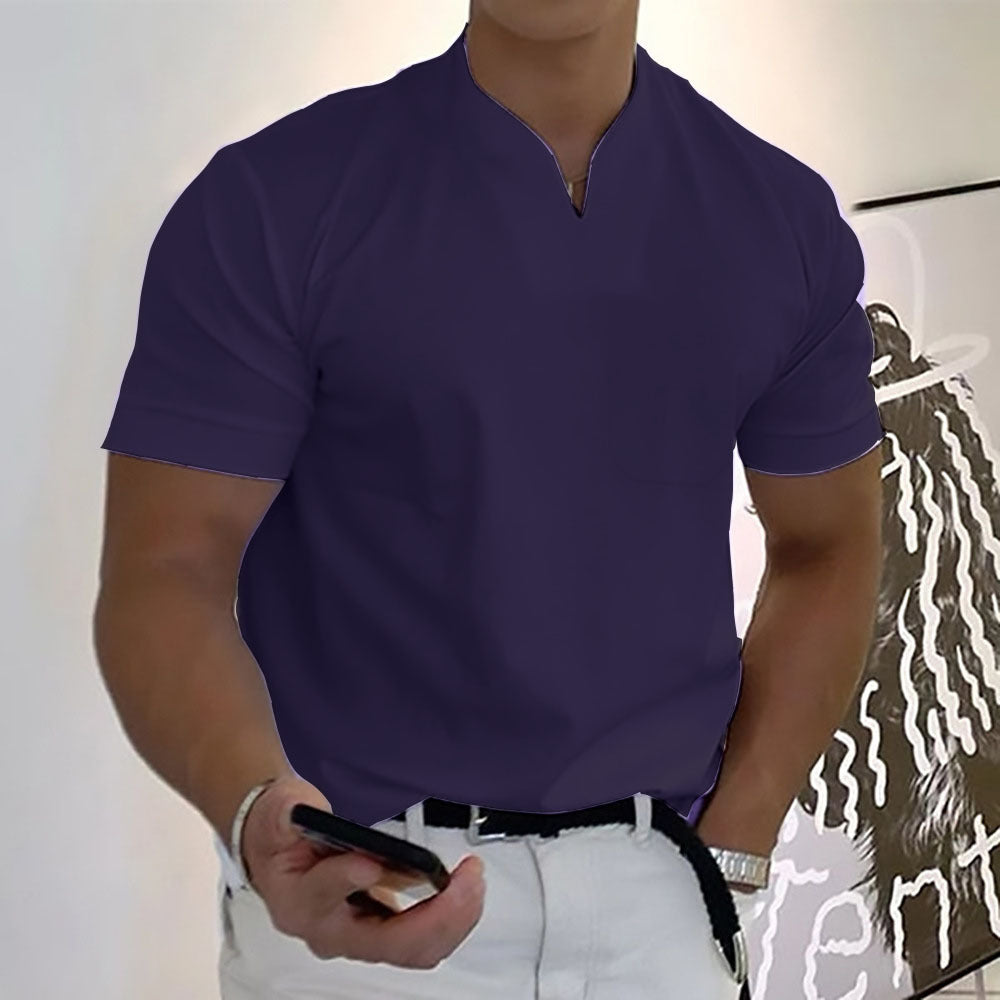 Jason - Camiseta fitness de manga corta para hombre