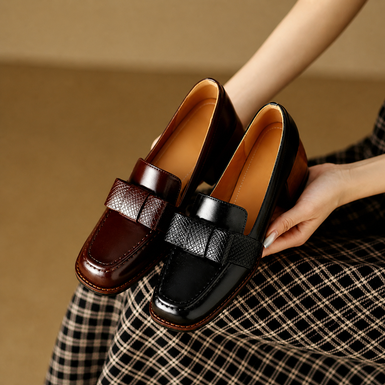 Mocasines Contessa con Nudo