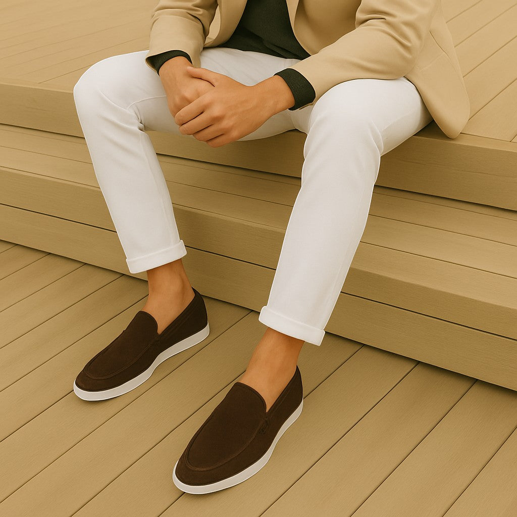 Luke - Mocasines elegantes de gamuza