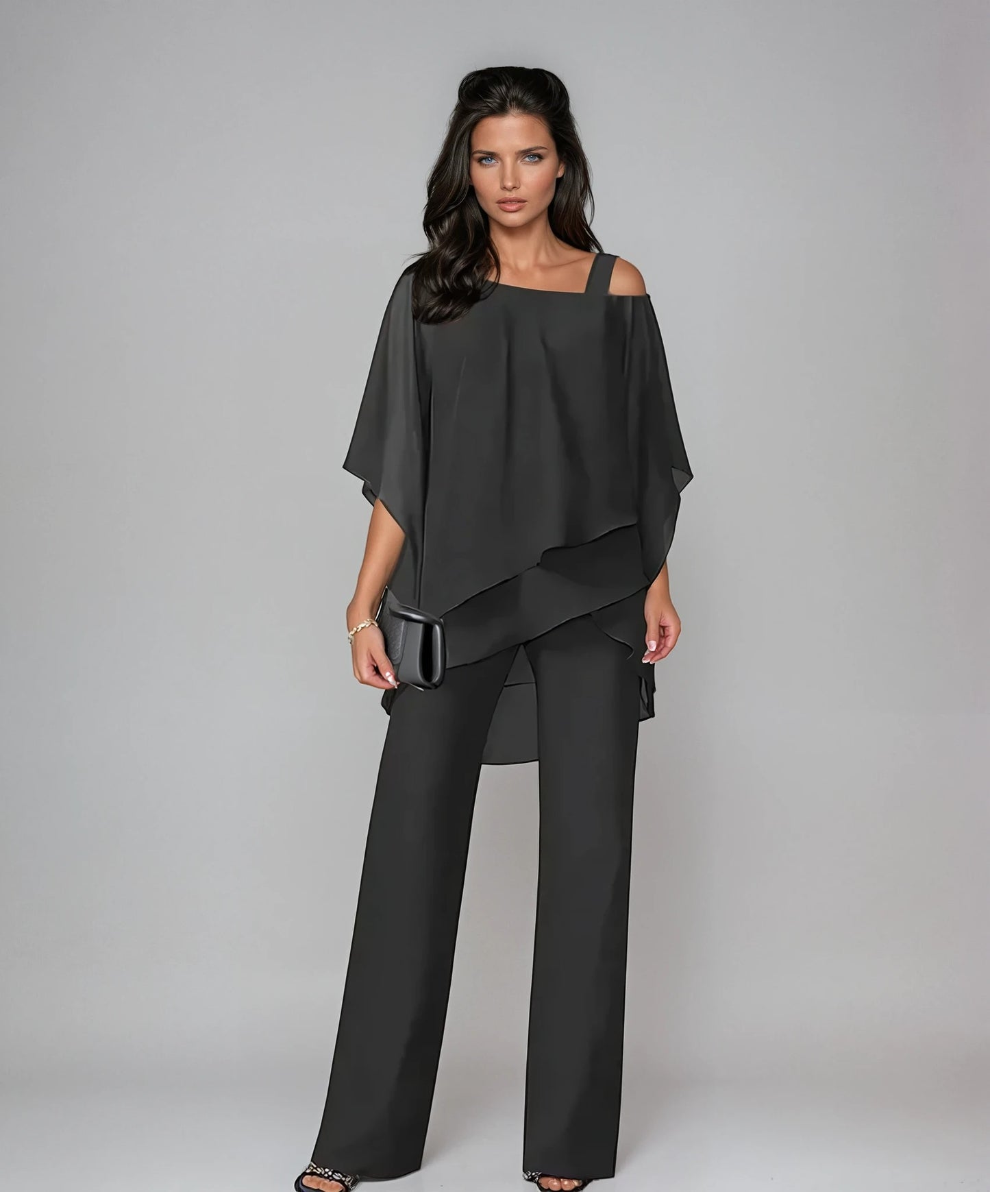 Mariella™ | Conjunto de Dos Piezas con Capas Elegantes