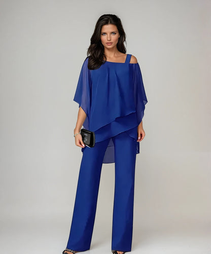 Mariella™ | Conjunto de Dos Piezas con Capas Elegantes