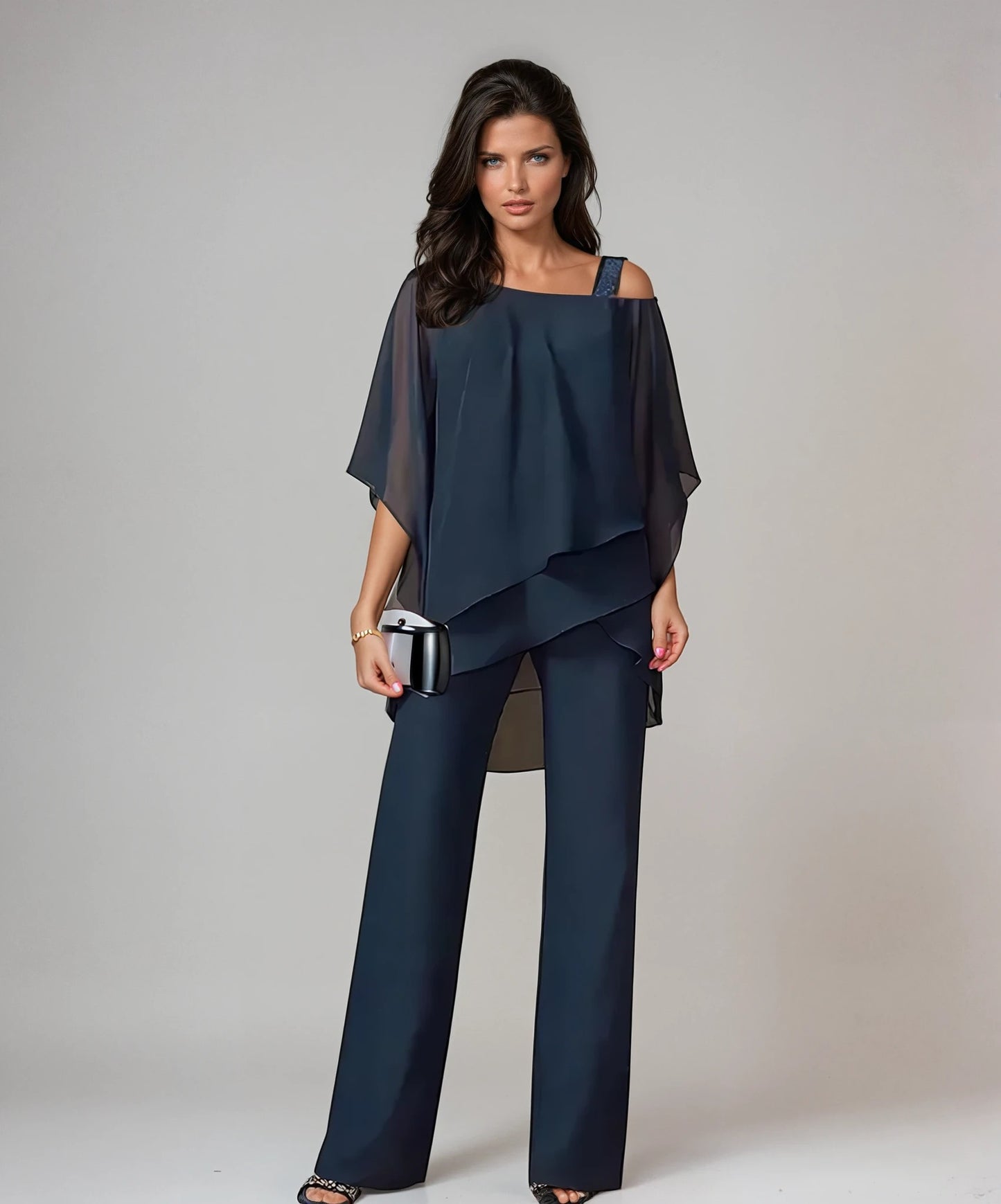 Mariella™ | Conjunto de Dos Piezas con Capas Elegantes