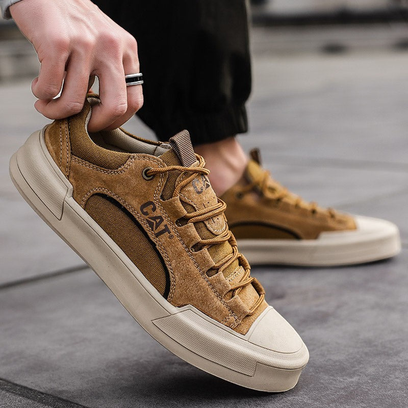 UrbanEdge - Zapatillas de Cuero Vegano Premium