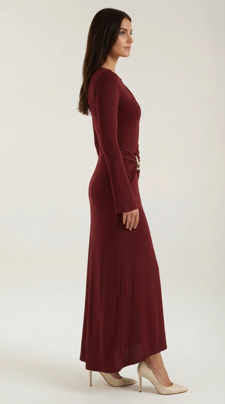 Vestido Renée Maxi Burdeos