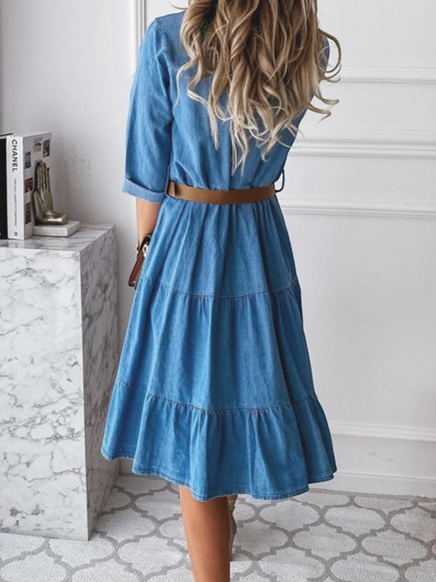 Bárbara | Vestido Vaquero Casual y Elegante