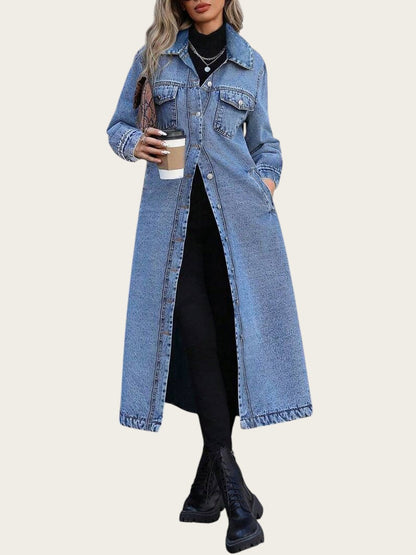 Maya | Chaqueta Vaquera Larga y Estilosa