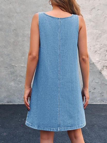 Lisa | Vestido Vaquero Tipo Peto Casual