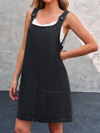 Lisa | Vestido Vaquero Tipo Peto Casual