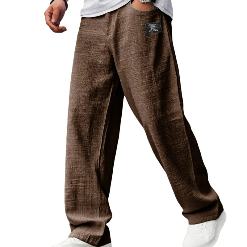 Gary - Pantalones ligeros de pierna recta