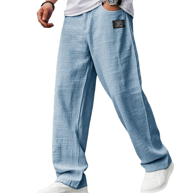Gary - Pantalones ligeros de pierna recta