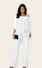 Mariella™ | Conjunto de Dos Piezas con Capas Elegantes
