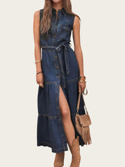 Catalina | Vestido Vaquero con Botones Frontales
